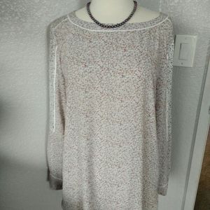 Medium LOFT Floral Long Sleeve Blouse